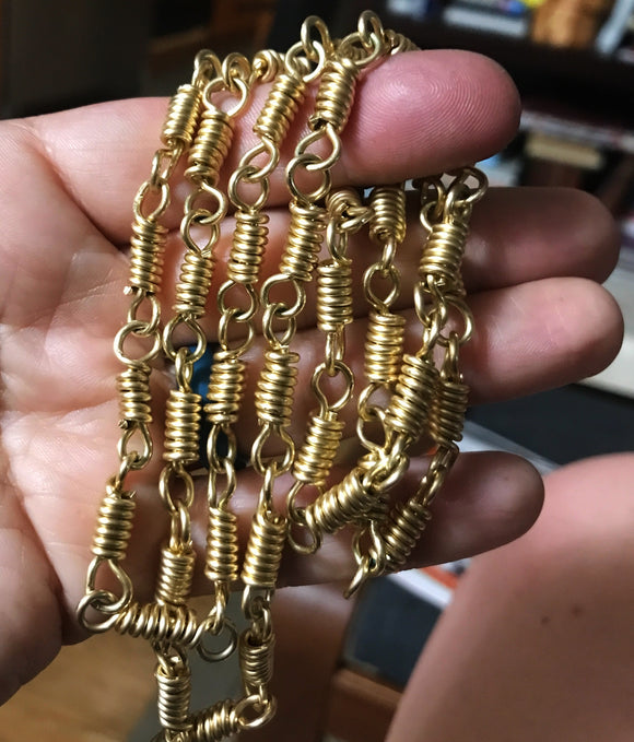 Handmade “Birka” brass chain